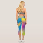 グルーヴィ絞り染め カプリレギンス (裏面)