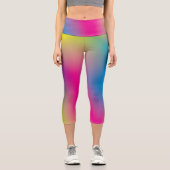 グルーヴィ絞り染め カプリレギンス (正面)