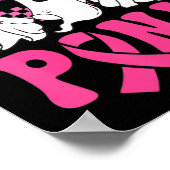 グルーヴィ衣服ピンクブレストガン戦士幽霊ハロ ポスター (角)