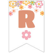 グルーヴィ誕生日デイジーヒッピー誕生日 バンティングフラッグ (第2の旗)