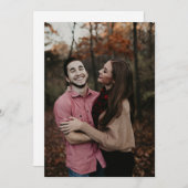 グルーヴィ開花アクリル招待状層 招待状 (正面/裏面)