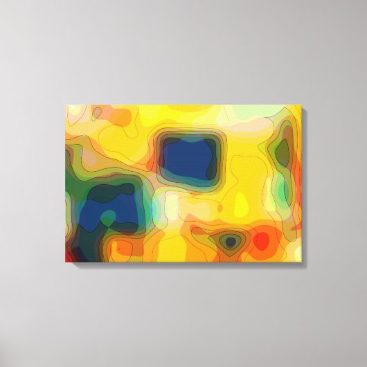 グルーヴィ・ランド キャンバスプリント (正面)