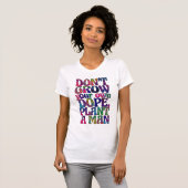 グルーヴォロジー - 言葉を植える Tシャツ (正面フル)