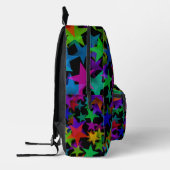 グルーヴカッコいいレインボースターズ プリントバックパック (左)