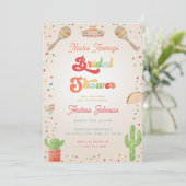 グルーヴカラフルィエスタナチョン平均ブライダルシャワー 招待状 (スタンド正面)