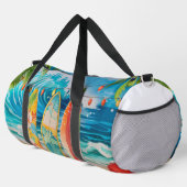 グルーヴカラフルサマーサーフボード ダッフルバッグ (右コーナー)