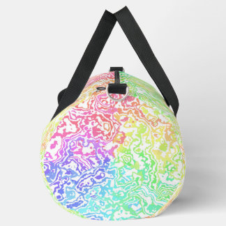 グルーヴカラフルマク鮮やかマリストRainbow Marble ダッフルバッグ
