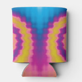 グルーヴカラフルレトファンキー絞り染めパターン 缶クーラー (裏面)