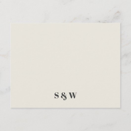 グルーヴカラフルレトロアーチはっきりしたウェディング エンクロージャーカード (裏面)