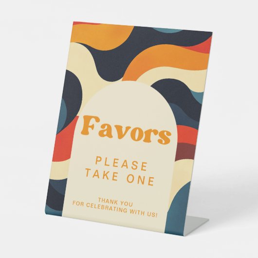 グルーヴカラフルレトロウェーブボホウィズネス 台座サイン (正面)