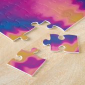 グルーヴカラフルレファンキートロ絞り染めパターン大 ジグソーパズル (側面)