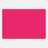 グルーヴクールレッドのピンクのキャンディーキュユニークークリスマス ラッピングペーパーシート (正面3)