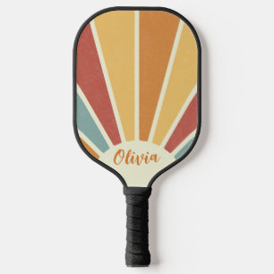 グルーヴグランジレトロスタイルサンシャインデザイン ピックルボールラケット