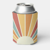 グルーヴグランジレトロスタイルサンシャインデザイン 缶クーラー (缶裏面)