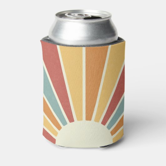 グルーヴグランジレトロスタイルサンシャインデザイン 缶クーラー (缶裏面)