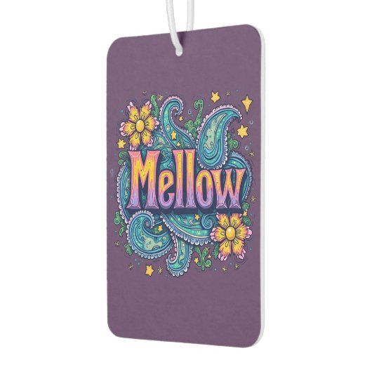 グルーヴサイケデリックィー「メルロー」レトロヒッパイアート カーエアーフレッシュナー (左)