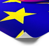 グルーヴサイケデリックスターズ感覚ヴィンテージガールポー ポスター (角)