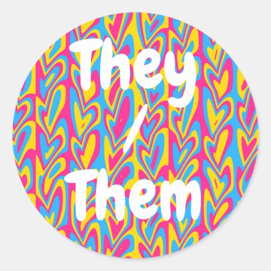 グルーヴトリップ（幻覚体験）のようなスクの予測できなパンセクシャルプライド ラウンドシール (正面)