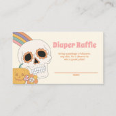 グルーヴハロウィン不気味幽霊ガールおむつラッフル エンクロージャーカード (正面)