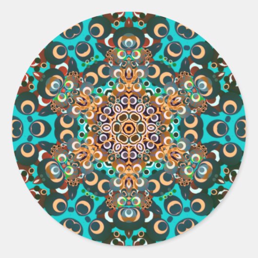 グルーヴファンキーマンダラ ラウンドシール (正面)