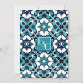 グルーヴフォーマルスペインのィータイル結婚エレガンス 招待状 (裏面)