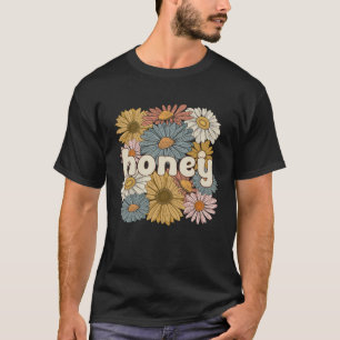 グルーヴ蜂蜜おばあちゃん花蜂蜜おばあちゃん Tシャツ