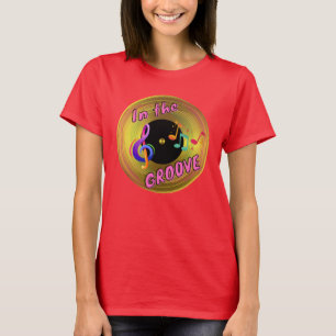 グルーヴ（レコードのリバイバル）。 Tシャツ