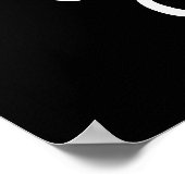 グルー熱狂するプおもしろいン濃いBG ポスター (角)