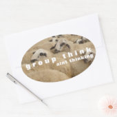 グルー考えプ 楕円形シール (封筒)