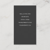 グレお洒落ー |不動産仲介業者 予約カード (裏面)