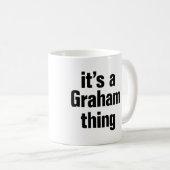 グレアムの物 コーヒーマグカップ (正面右)