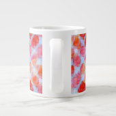 グレア(デザインテクスチャ背景) ジャンボコーヒーマグカップ (裏面)