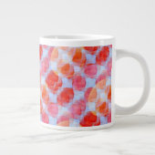 グレア(デザインテクスチャ背景) ジャンボコーヒーマグカップ (右)