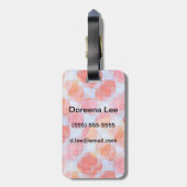 グレア(デザインテクスチャ背景) ラゲッジタグ (裏面縦)