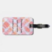 グレア(デザインテクスチャ背景) ラゲッジタグ (裏面横)