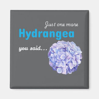 グレイのあじさいマグネット - Just One More Hydrangea マグネット
