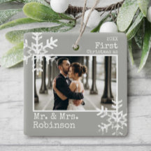 グレイの初クリスマス 結婚 フォト スノーフレーク