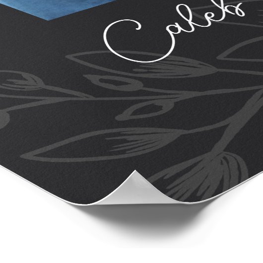 グレイの淡い緑のライフスタイルを称える写真 ポスター (角)