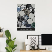 グレイは私が持っているすべてだ！11六角形コラージュ ポスター (ホームオフィス)