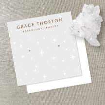 グレイアストロロジスタースイヤリングジュエリーディスプレイカード