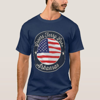 グレイアーズフェリーレイクパティオティックアーカンソー土産 Tシャツ