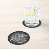 グレイイーグル2ヘッド紙コースター ラウンドペーパーコースター (インサイチュ)