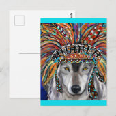 グレイウルフアート ポストカード (正面/裏面)