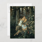 グレイウルフ上のプリンス・イワン, 1889 ポストカード (正面/裏面)