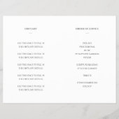 グレイエレガントお祝い・オブ・ライフ・メモリアル チラシ (裏面)