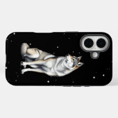 グレイエレガントウルフ Case-Mate iPhoneケース (裏面 (横))