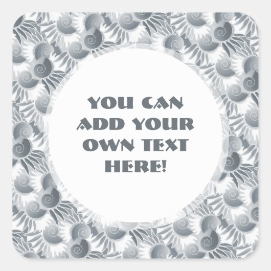 グレイエレガントグリーンピーターアールデコローアリング20s スクエアシール (正面)