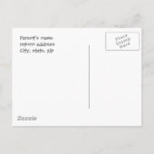 グレイオープンハウスはがき インビテーションポストカード (裏面)