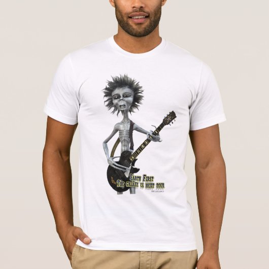 グレイギタリスト Tシャツ (正面)