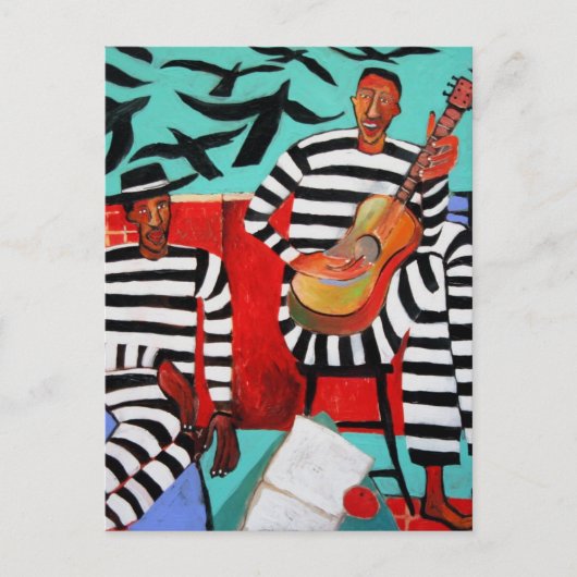 グレイギャラリー：フライ遠くにブルース ポストカード (正面)